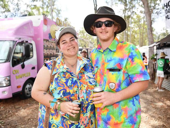 Shawna Rasmussen and Ben Poole at Gympie Music Muster. Picture: Patrick Woods.