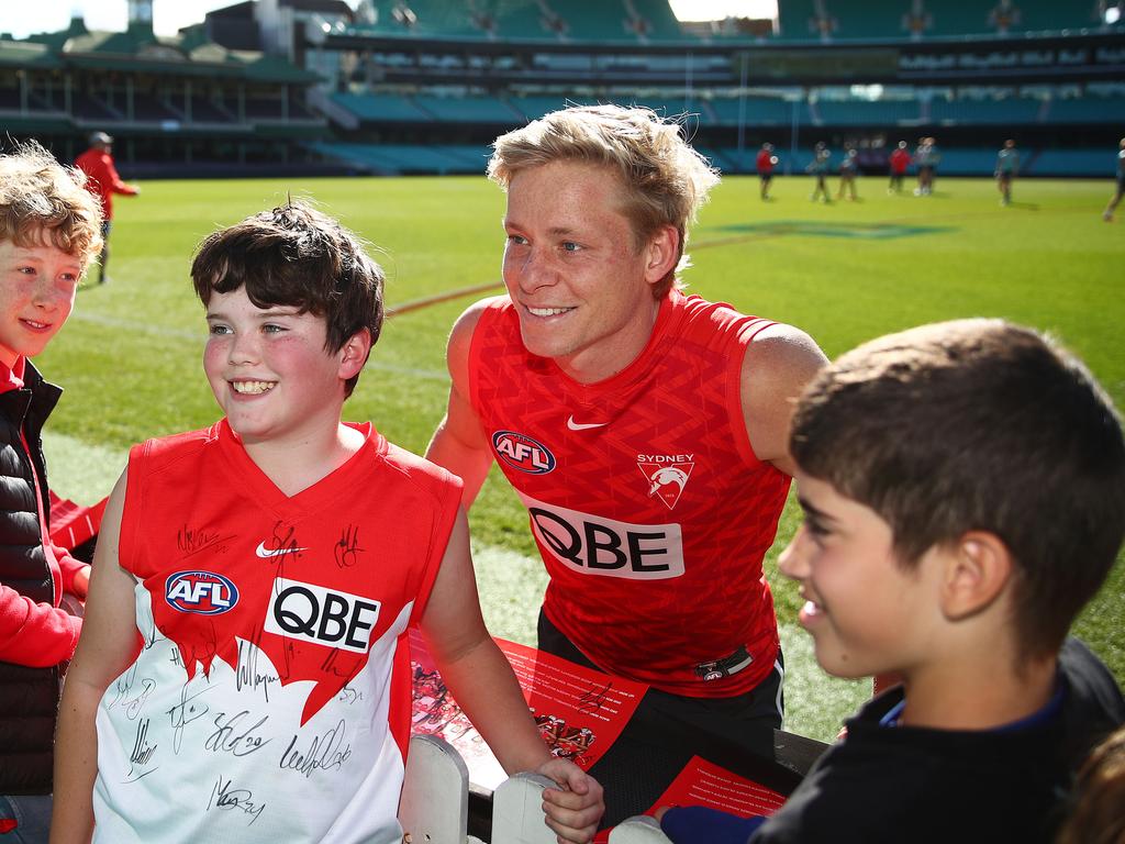 Heeney is feeling fresh and ready to go following his one match on the sidelines. Picture: Brett Costello