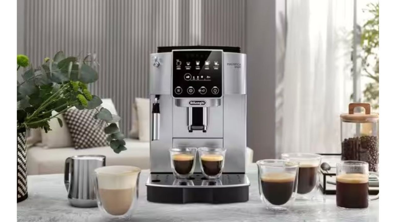 The Delonghi Magnifica Start Fully Automatic Coffee Machine has been slashed to $498. Picture: Delonghi