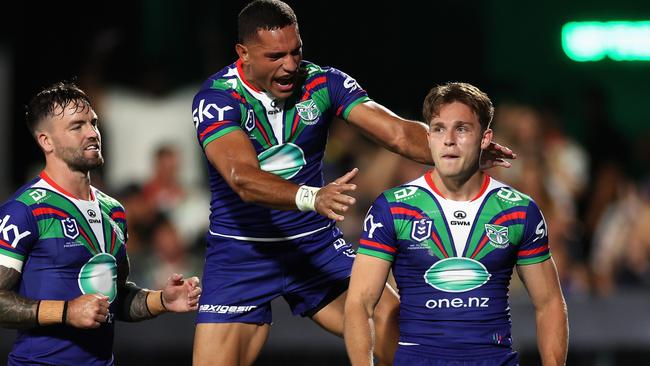 Luke Metcalf will replace Shaun Johnson at halfback, but don’t expect him to play like a traditional No.7. Picture: Phil Walter/Getty Images