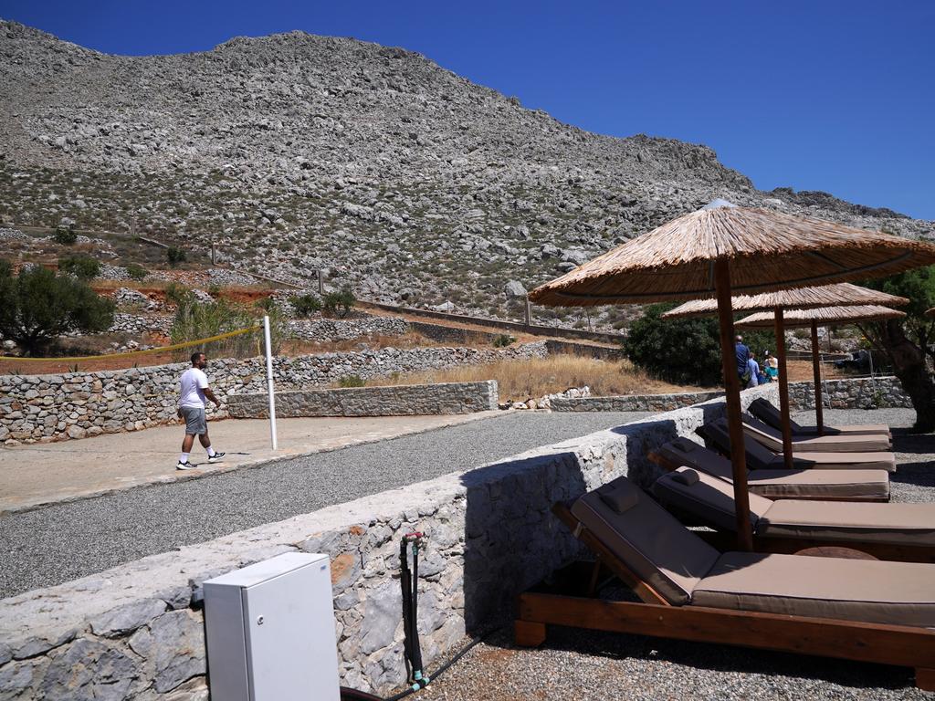 A general view of Agia Marina in Symi, Greece, where Dr Michael Mosley’s body was found. Picture: Getty Images