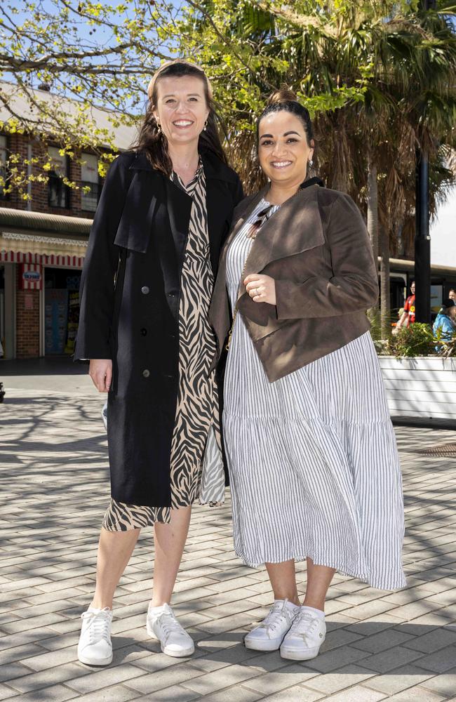 Nikola Hrnciarova and Shonette D’Cunha at CronullaFest at Cronulla on the 09/09/2023. Picture: Daily Telegraph/ Monique Harmer