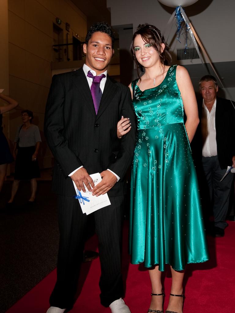 David Ougham and Kym Villalor at the 2009 Kormilda College formal. Picture: NT NEWS