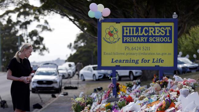 Tasmanian Education Minister Sarah Courtney visited the site of the tragedy in 2021. Picture: NCA NewsWire / Grant Viney