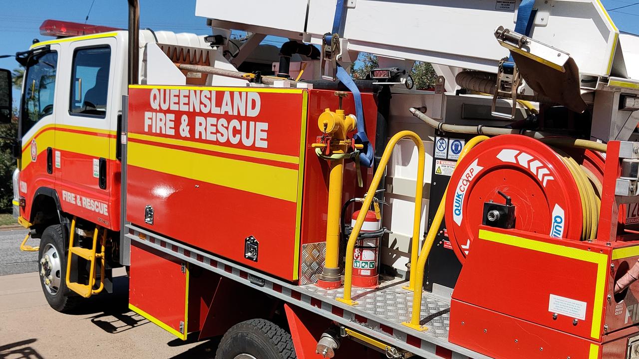 QFES crews are on the scene of a vegetation fire. Picture: Rodney Stevens/File