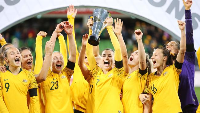 The Matildas have been rewarded for their success. Photo: Michael Dodge/Getty Images