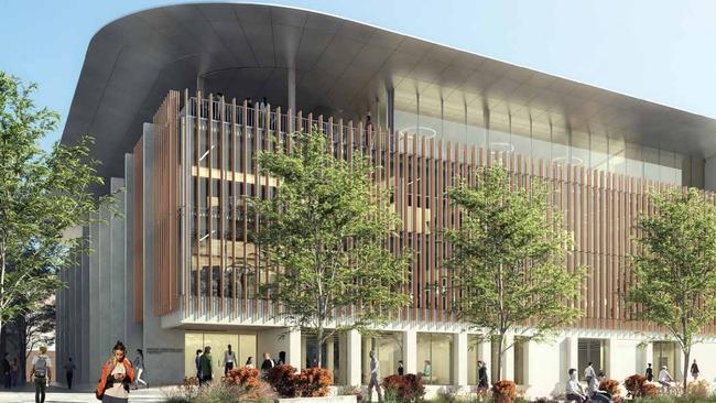 Artist impression of the new law building