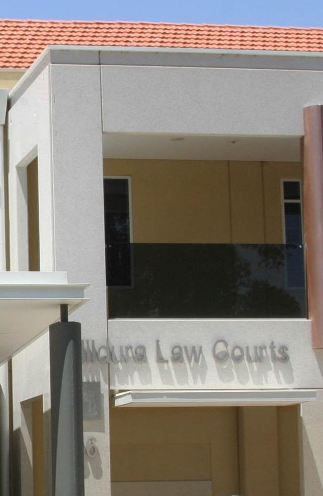 Exterior of Mildura Law Courts, where Ms Kirby Wightman was bailed to reappear on May 21