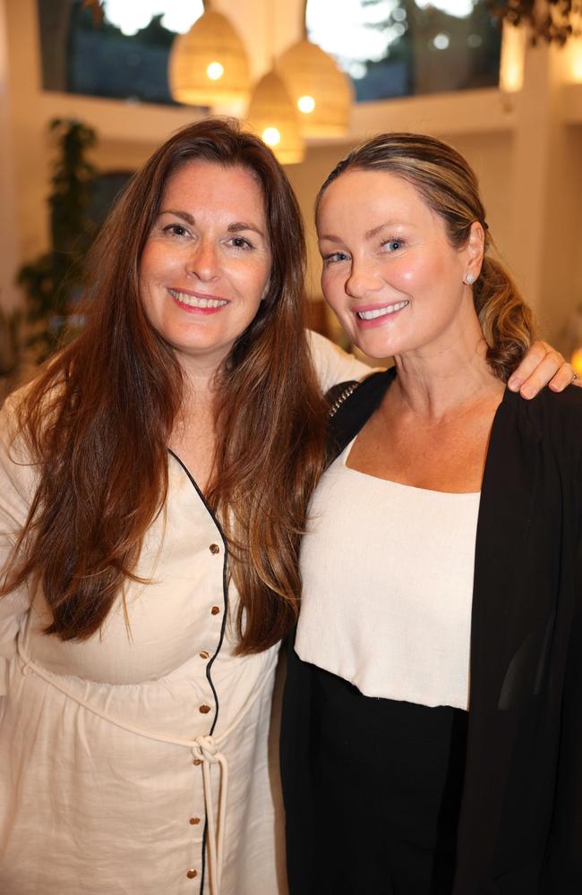 Karin Garland and Bronwyn McDonald at The Tamborine Boutique Hotel Launch at Mount Tamborine for Gold Coast at Large. Picture, Portia Large.