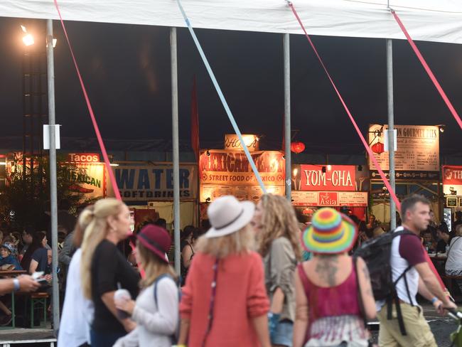 Food was served all day at the different outlets at Bluesfest 2015 in Tyagarah. Photo Marc Stapelberg / The Northern Star