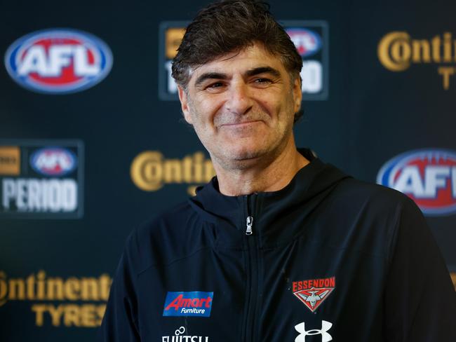 Mick McGuane says it is unfair to blame Essendon’s struggles on Adrian Dodoro. Picture: Michael Willson/AFL Photos via Getty Images