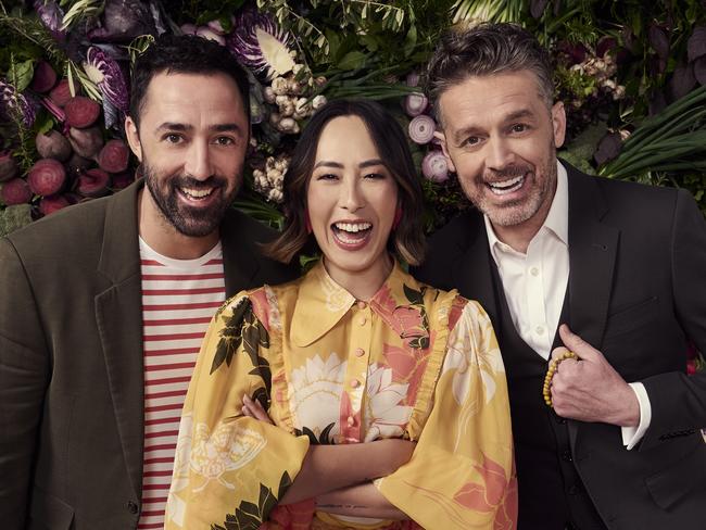 MasterChef Australia judges Andy Allen, Melissa Leong and Jock Zonfrillo.