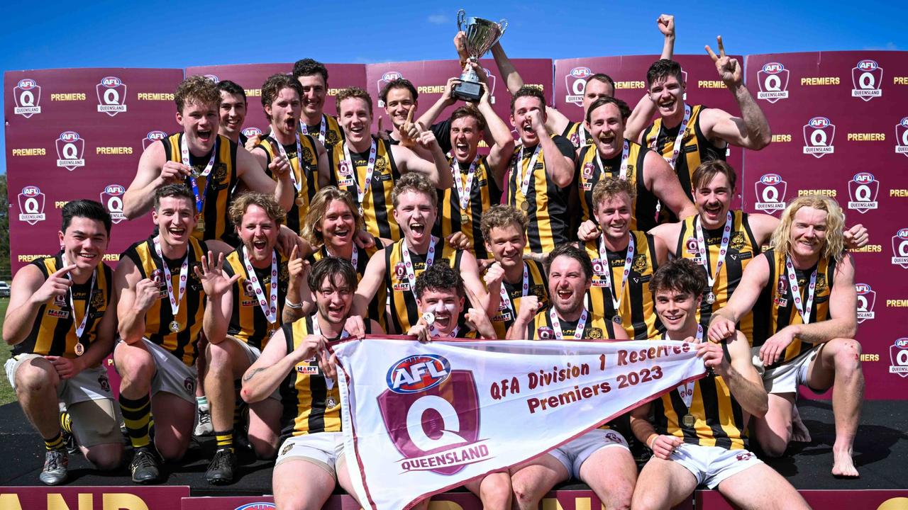 Mayne Tigers won the QFA Div 1 Reserves grand final. Picture: Supplied