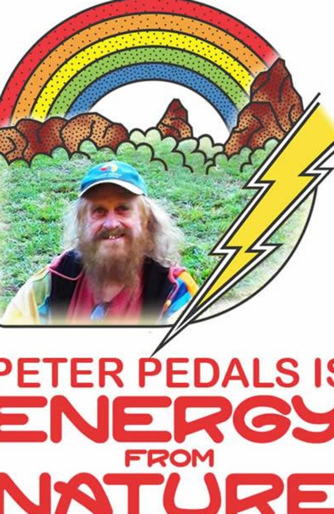 Peter 'Pedals' van der Wyk. Picture: Rainbow Power Company/Facebook