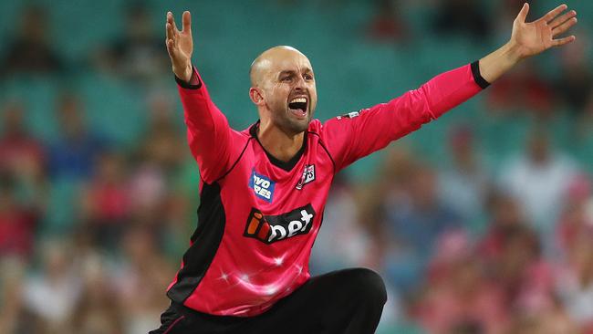 Nathan Lyon will make his first appearance in the Big Bash this season. Picture. Phil Hillyard