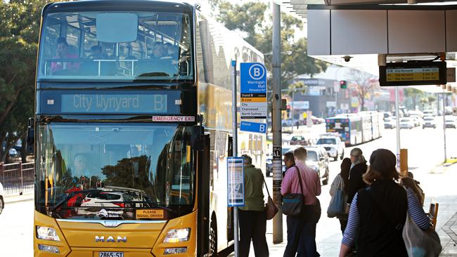 Generic shots of the B-Line at Warringah mall. Picture: Adam Yip / Manly Daily