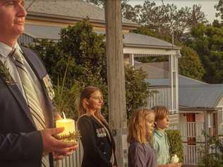 Residents will commemorate Anzac Day by standing on their driveways at 6am with a candle. Picture: John