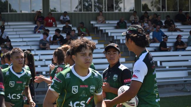 Cyril Connell Challenge game between the Ipswich Jets and Sunshine Coast Falcons. Saturday March 18, 2023. Picture, Nick Tucker.