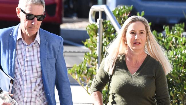 The parents of Olivia Inglis, Charlotte and Arthur Inglis. Picture: AAP