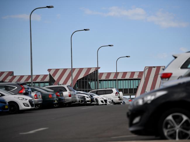 The carpark at Schofields train station in Schofields is often congested.