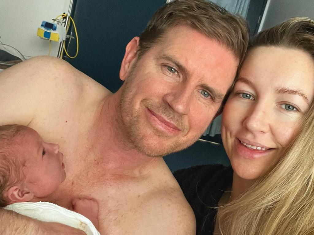 Sam Mac and Rebecca James welcomed their first child together on September 12. Picture: Sam Mac/Instagram