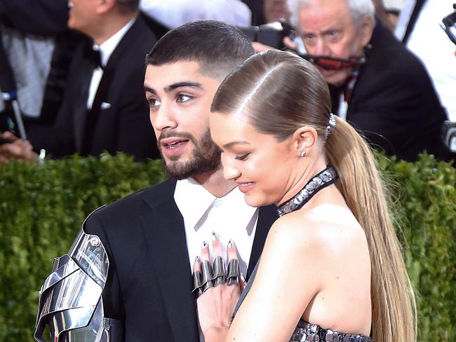 NEW YORK, NY - MAY 02: Gigi Hadid and Zayn Malik attend "Manus x Machina: Fashion in an Age of Technology", the 2016 Costume Institute Gala at the Metropolitan Museum of Art on May 02, 2016 in New York, New York.?? (Photo by Taylor Hill/FilmMagic)