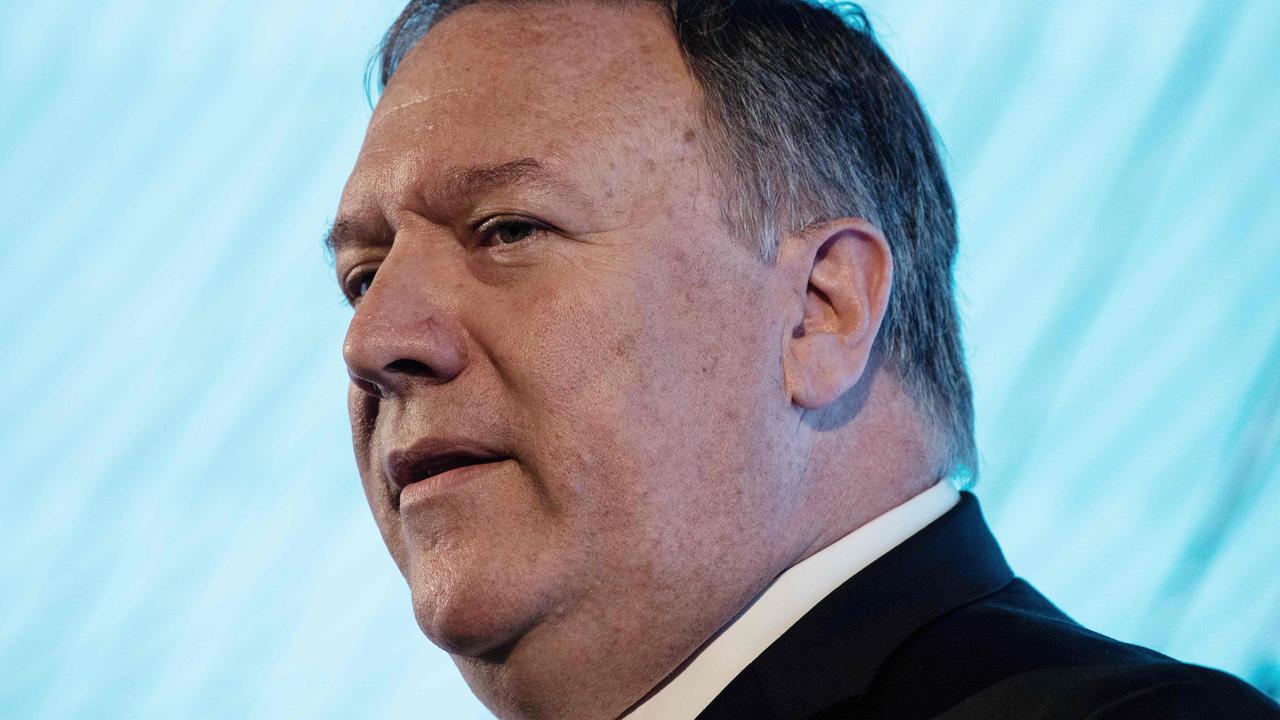 US Secretary of State Mike Pompeo says there’s ‘no doubt’ of a connection between Iran and al-Qaeda. Picture: Nicholas Kamm / AFP