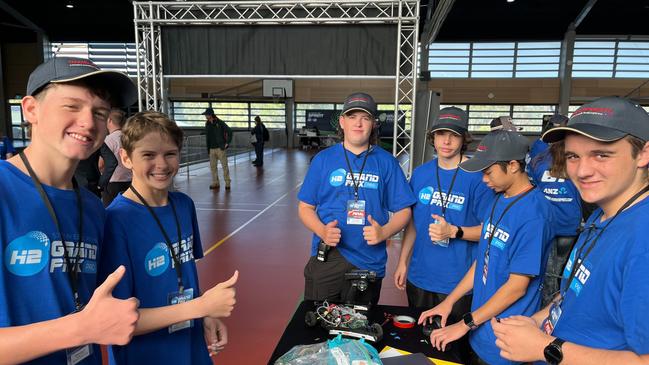 NT Christian College students at the 2024 Horizon Hydrogen Grand Prix held on the Gold Coast.