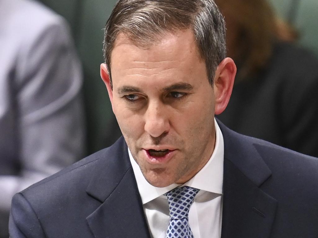 CANBERRA, Australia, NewsWire Photos. May 15, 2024: Federal Treasurer Jim Chalmers during Question Time at Parliament House in Canberra. Picture: NCA NewsWire / Martin Ollman