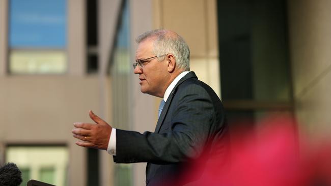 Scott Morrison in some respects is above politics. He has a likeability factor which is second to none. Picture: NCA NewsWire / Gary Ramage