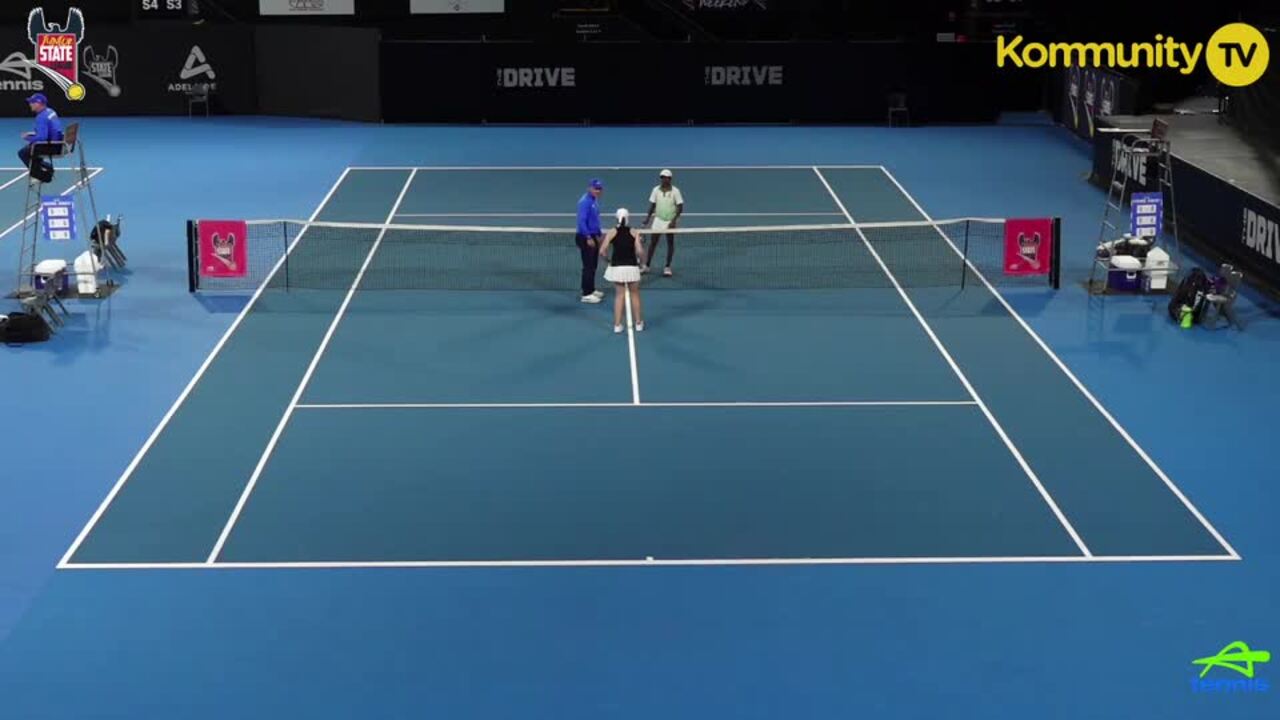 Replay: Oprah Rajakaruna (ETKG) v Eliza Gauvin (Seacliff) - Tennis SA State League Grand finals Day 1