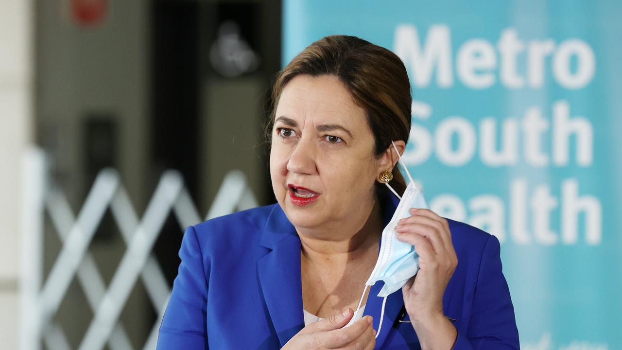 Premier Annastacia Palaszczuk on Wednesday said the shock resignation of Alan MacSporran QC, the head of the state’s Crime and Corruption Commission, was a ‘serious’ choice made of his own volition. Picture: Liam Kidston