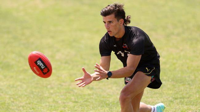 Nick Daicos was classy as ever at throughout the session. Picture: Jonathan DiMaggio/Getty Images