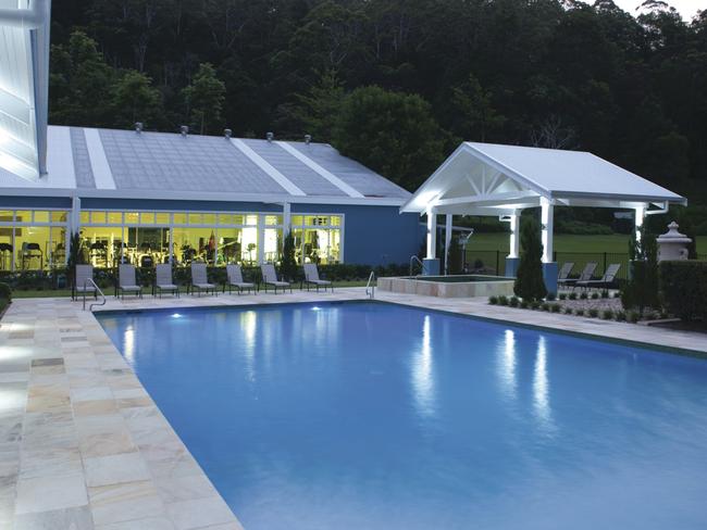 The pool at Eden Health Retreat. Picture: TEQ