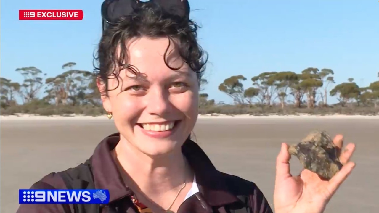 Team member Mia Walker was overjoyed by the discovery, describing it as ‘very special’. Picture: 9News