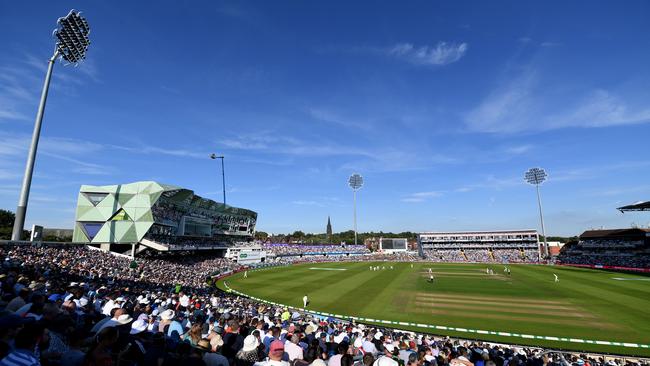 The usually raucous Western Terrace was stunned in to silence under clear blue skies.