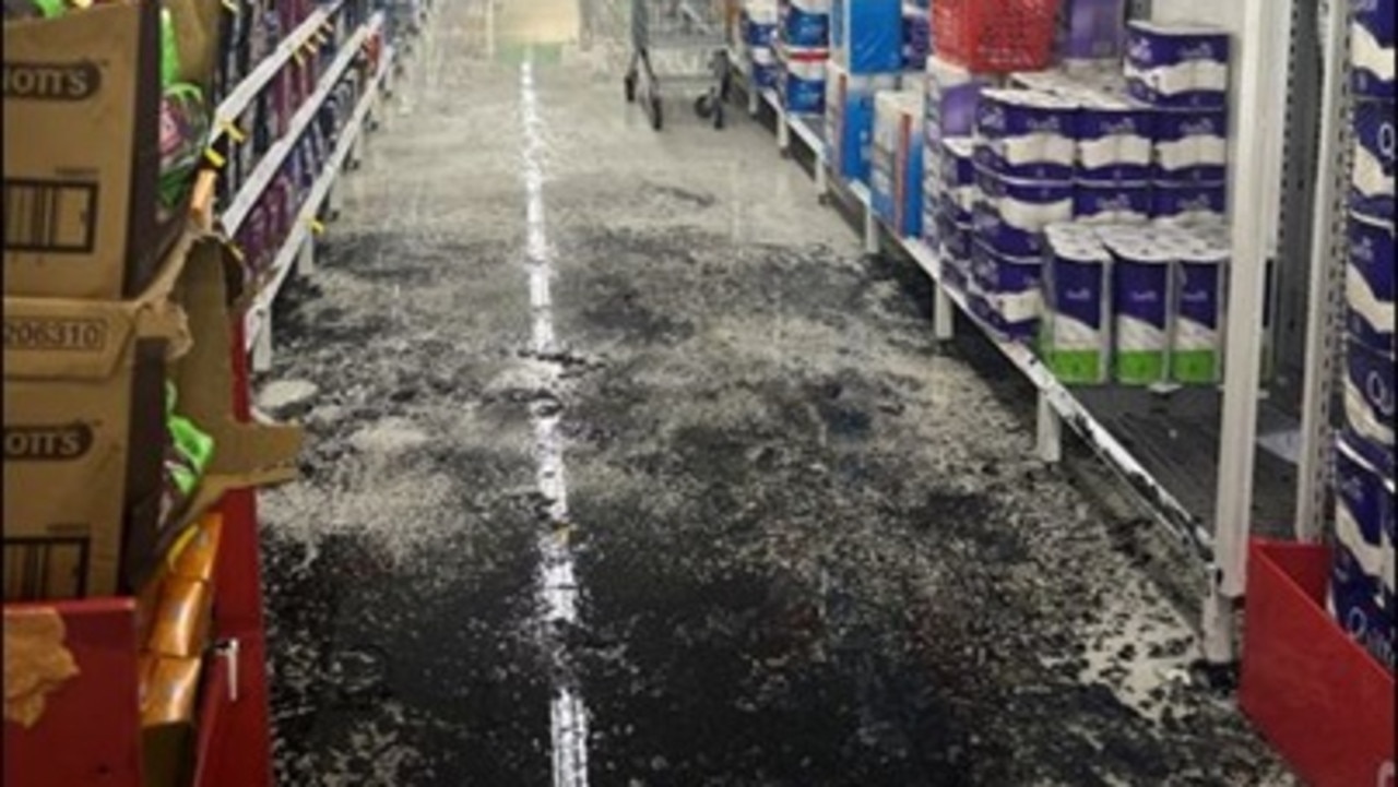 Coles store evacuated as toilet paper set on fire