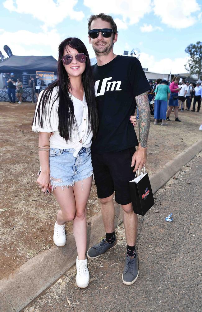 Michelle O'Sullivan and Damian Stockham at Meatstock, Toowoomba Showgrounds. Picture: Patrick Woods.