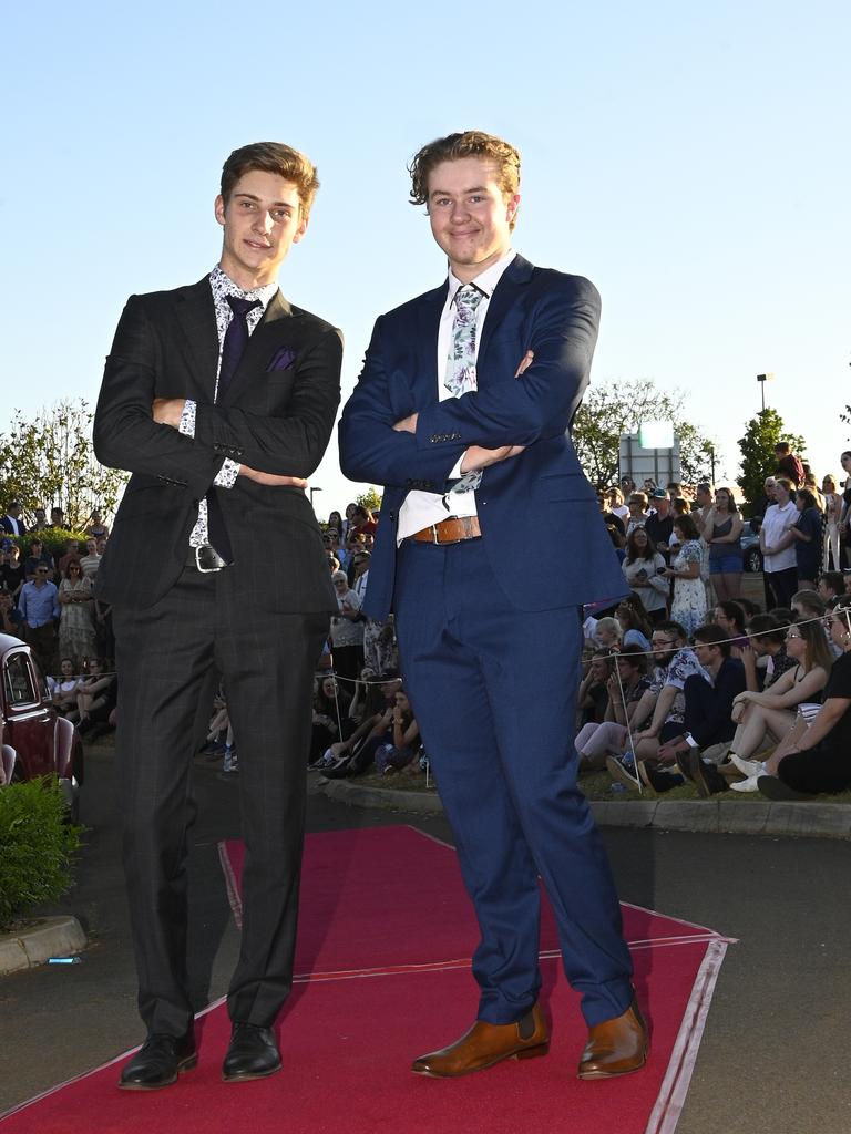 Toowoomba Christian College year 12 formal at Highfileds Cultural Centre. Jay Major and Michael Watkins.