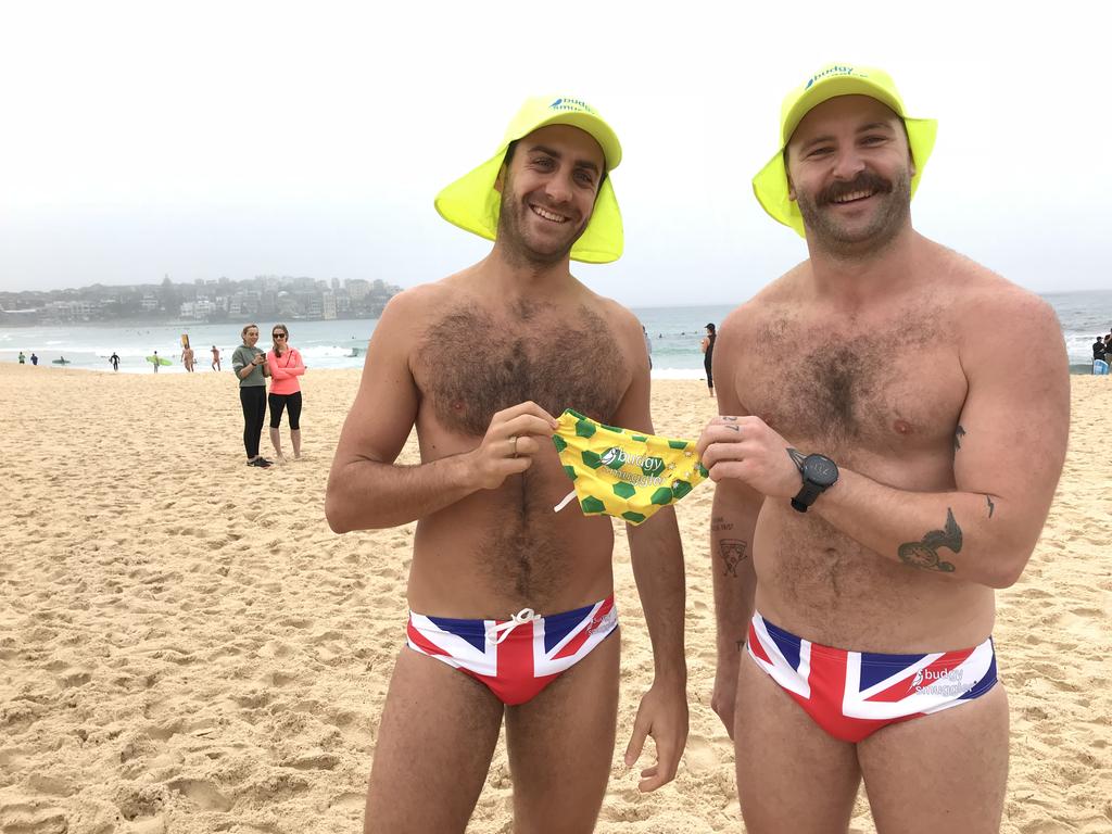 Jarrod and Giovani have prepared the most Aussie gift ever for Meghan and Harry. Picture: James Weir