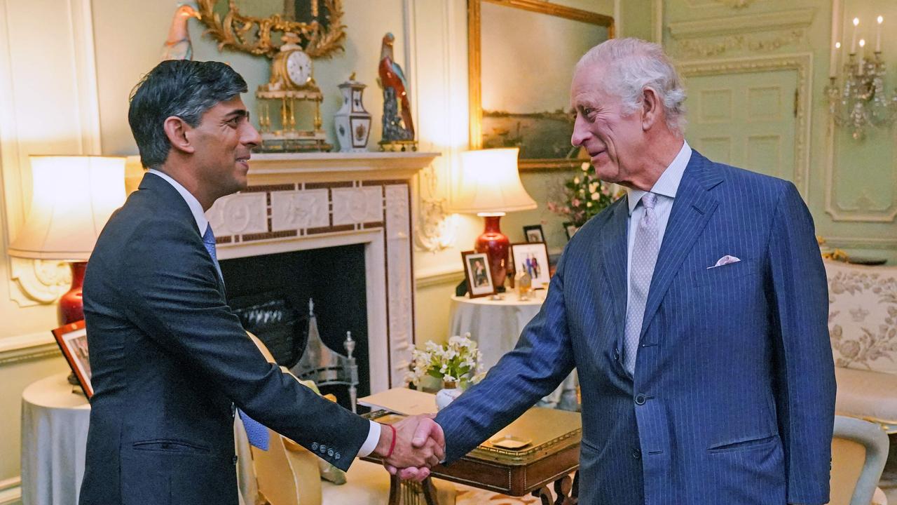 Prime Minister Rishi Sunak told the King yesterday “the country is behind you” as His Majesty returned to duty after treatment for cancer. Picture: AFP