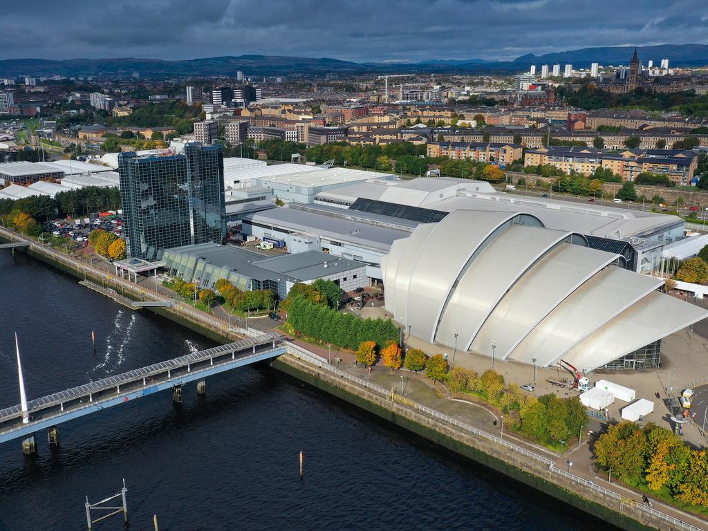 The Scottish Events Centre (SEC) in Glasgow is the venue for COP26. Picture: Jeff J Mitchell/Getty Images