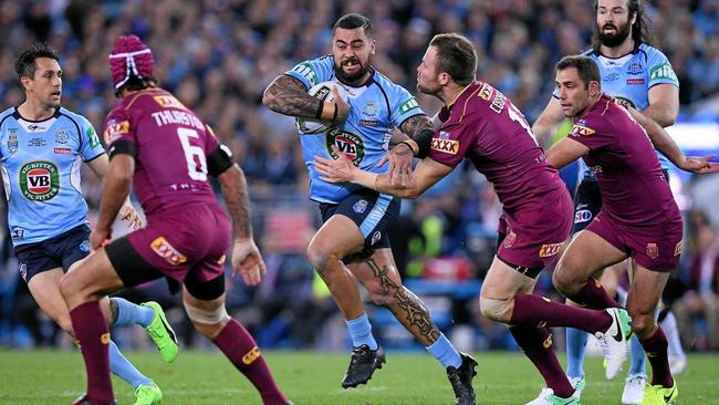 Please Blues, win origin for us Knights fans. Picture: DAN HIMBRECHTS