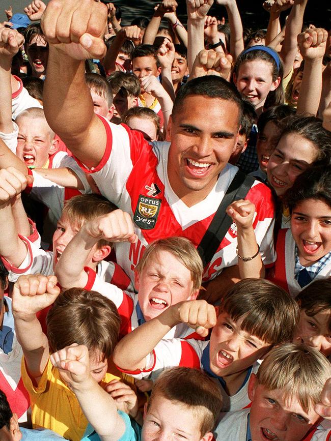 Mundine was a legendary figure during his days playing rugby league.