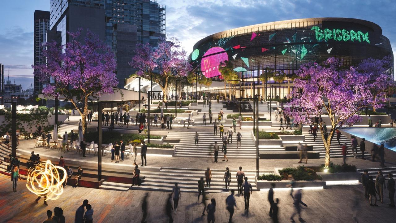 Supplied images of a proposed Brisbane Live site. Picture: Supplied