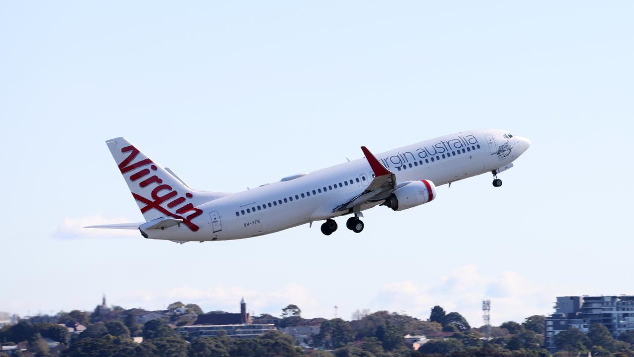 A woman has died in the middle of a flight between Brisbane and Melbourne. Picture: NewsWire / Damian Shaw