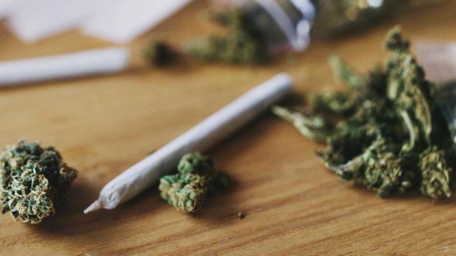 Generic Shot of dried marijuana and a rolled joint. Picture: Istock