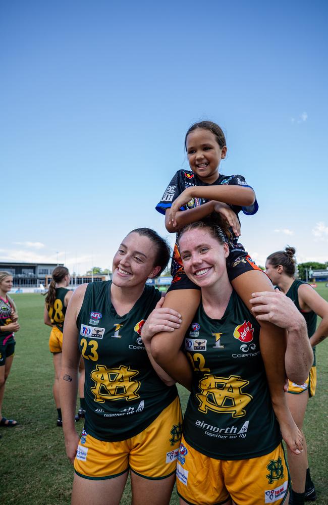 St Mary's took on PINT in the 2024-25 NTFL women's semi-final. Picture: Pema Tamang Pakhrin