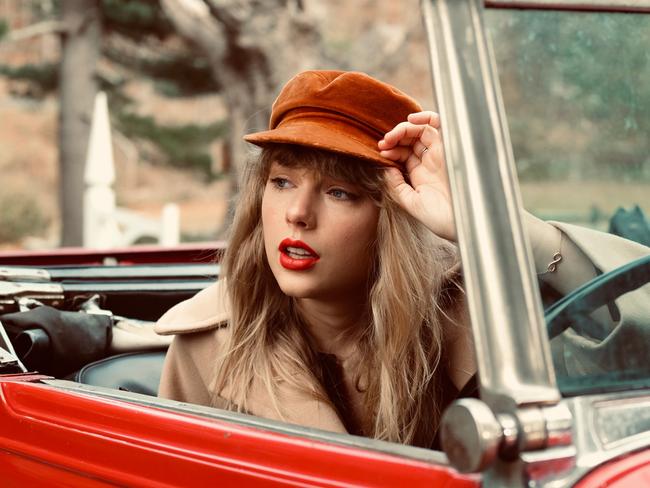 Taylor Swift in her Red (Taylor's Version)|All Too Well: The Short Film video. Picture: Supplied