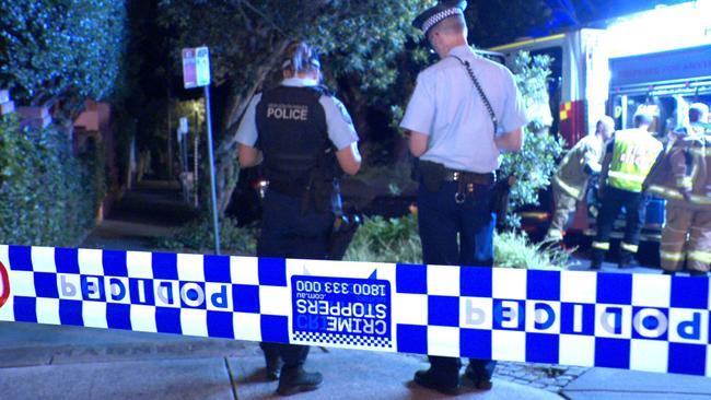 Police are on scene after an anti-Semitic fire attack in Woollahra in Sydney's east